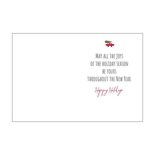 JAM Paper Merriest Holiday Assorted Christmas Cards & Envelopes, 16ct.